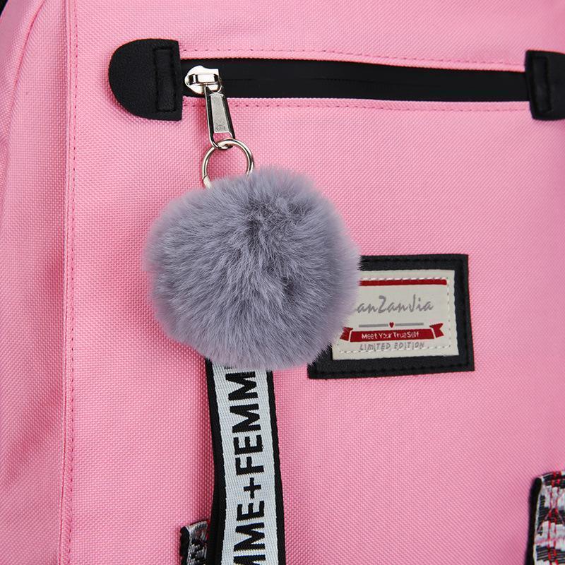 Mochila Feminina com Entrada USB e Trava Anti-Roubo - Preços ao Alcance