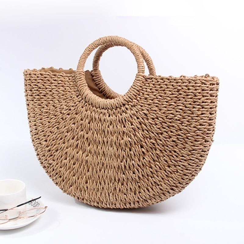 Bolsa de Palha Meia Lua - Preços ao Alcance