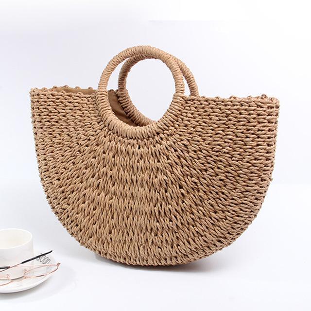 Bolsa de Palha Meia Lua - Preços ao Alcance