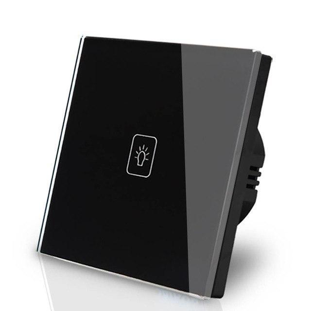 Smart Interruptor Wifi Touch Screen Wallpad 1 Tecla - Quadrado - Preços ao Alcance