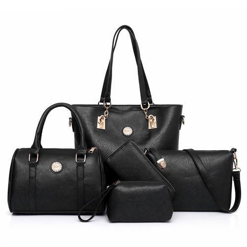 Conjunto Bolsa Luxo Feminina - 05 Peças - Preços ao Alcance
