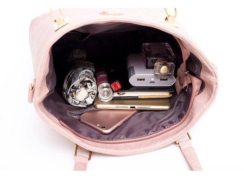 Conjunto Bolsa Luxo Feminina - 05 Peças - Preços ao Alcance