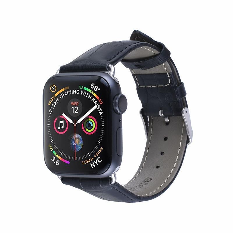 Pulseira de Couro para Apple Watch 38/40/42/44mm - Preços ao Alcance