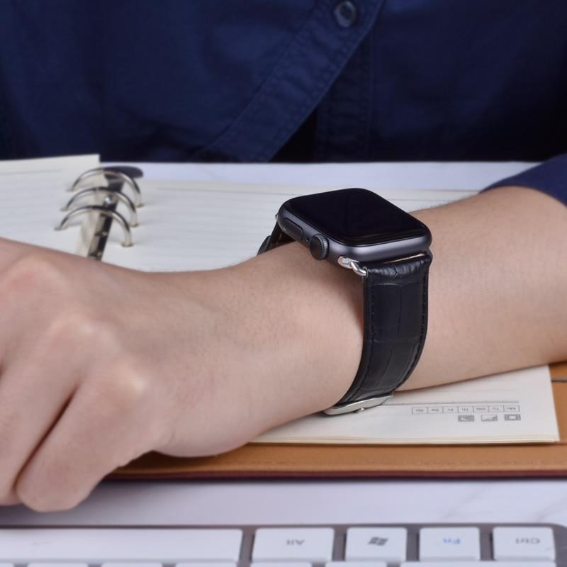 Pulseira de Couro para Apple Watch 38/40/42/44mm - Preços ao Alcance