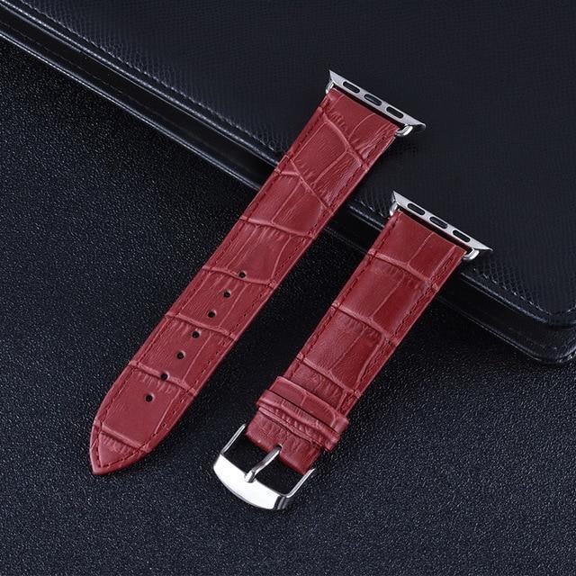 Pulseira de Couro para Apple Watch 38/40/42/44mm - Preços ao Alcance
