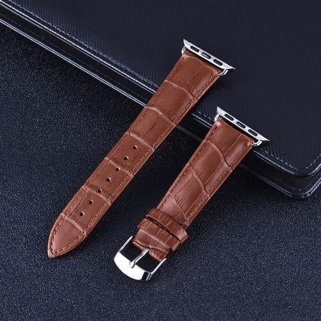 Pulseira de Couro para Apple Watch 38/40/42/44mm - Preços ao Alcance