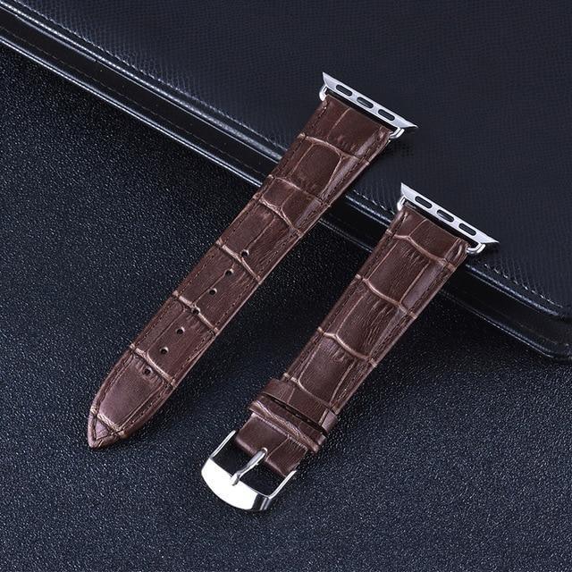 Pulseira de Couro para Apple Watch 38/40/42/44mm - Preços ao Alcance