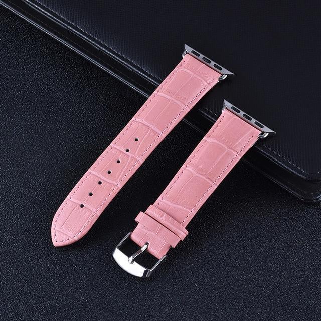 Pulseira de Couro para Apple Watch 38/40/42/44mm - Preços ao Alcance