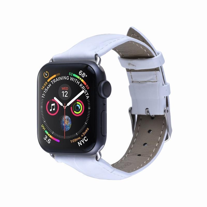 Pulseira de Couro para Apple Watch 38/40/42/44mm - Preços ao Alcance