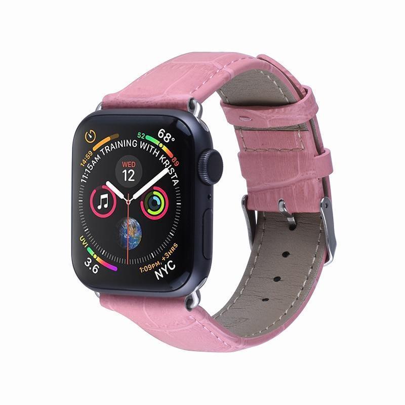 Pulseira de Couro para Apple Watch 38/40/42/44mm - Preços ao Alcance