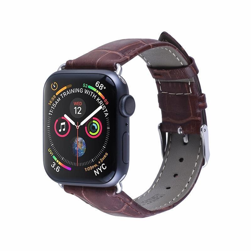 Pulseira de Couro para Apple Watch 38/40/42/44mm - Preços ao Alcance