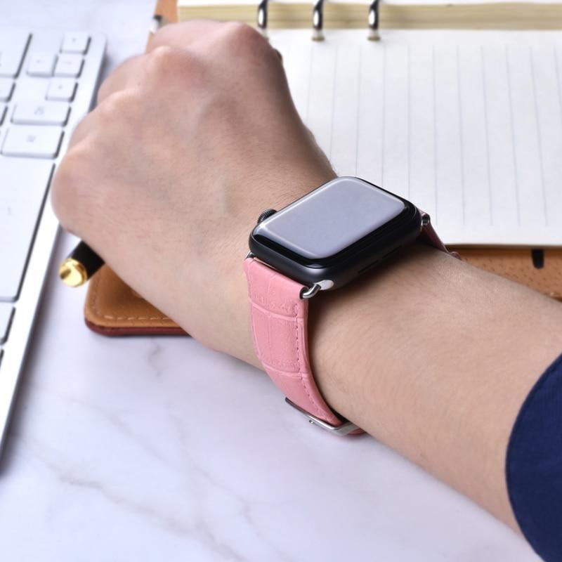 Pulseira de Couro para Apple Watch 38/40/42/44mm - Preços ao Alcance
