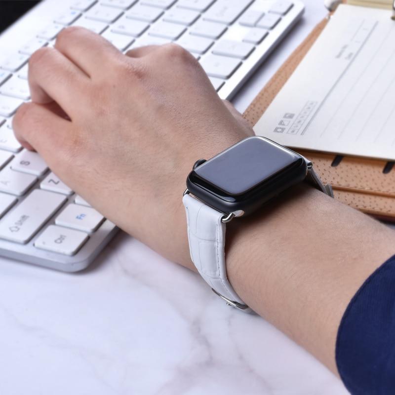 Pulseira de Couro para Apple Watch 38/40/42/44mm - Preços ao Alcance