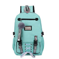 Mochila Feminina com Entrada USB e Trava Anti-Roubo - Preços ao Alcance